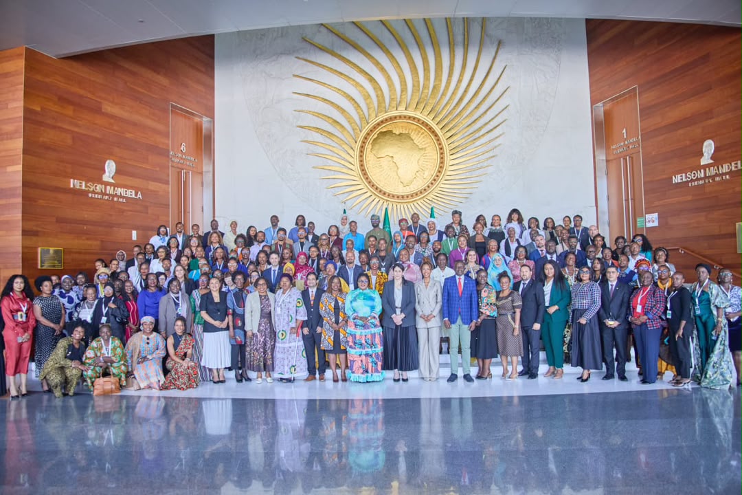 _AfricanUnion's tweet photo. H.E. Amb. Selma Malika Haddadi, Deputy Chairperson of the African Union Commission, addressed the 2nd eGumeni Dialogue held this week at the AU Headquarters in Addis Ababa under the theme "Building a Resilient Africa Through Accelerated Women's Financial and Economic Inclusion."

In her remarks, the Deputy Chairperson @DCP_Haddadi reaffirmed that Africa cannot achieve its economic ambitions while millions of women remain excluded from the opportunities that drive growth and prosperity. She commended H.E. Mahmoud Ali Youssouf, @ymahmoudali Chairperson of the AUC, for his continued commitment to gender equality and women's economic empowerment.

Emphasising that women's economic empowerment is not merely a matter of social justice but an economic imperative and a strategic priority for Africa's transformation, H.E. the Deputy Chairperson called for stronger political commitment and coordinated action—in line with Agenda 2063, the Maputo Protocol and AU frameworks—to advance women's financial and economic inclusion, leveraging the African Women's Decade and the WYFEI 2030 Initiative.

She further stressed that lasting progress requires dialogue, collective action and placing women entrepreneurs at the centre of economic inclusion policies, urging the translation of commitments into tangible results.

During the Dialogue, H.E. the Deputy Chairperson presented awards to Algeria, Botswana, Seychelles, Mozambique, Tunisia, Cameroon, Zimbabwe and Rwanda in recognition of their efforts to advance women's financial and economic inclusion in line with Agenda 2063 and the WYFEI 2030 Initiative.

Read @ https://t.co/XwLaeKYhSR

#Agenda2063 #WYFEI2030 #WomenEmpowerment #eGumeniDialogue #AUC