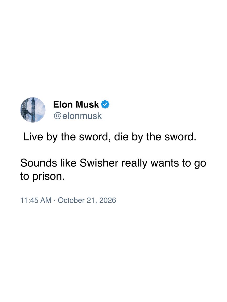 HQNewsNow's tweet photo. Elon Musk calls to imprison journalist Kara Swisher after she said Democrats should investigate him if they win back Congress.

“Sounds like Swisher really wants to go to prison.” https://t.co/dP6btZNyqp
