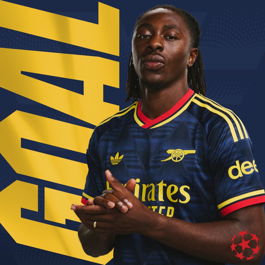 Arsenal's tweet photo. ADVANTAGE ARSENAL! 

After a lengthy VAR intervention, Ebs' goal is given 👊

🔴 0-1 🔵 (26) https://t.co/5Vnga9VXkq