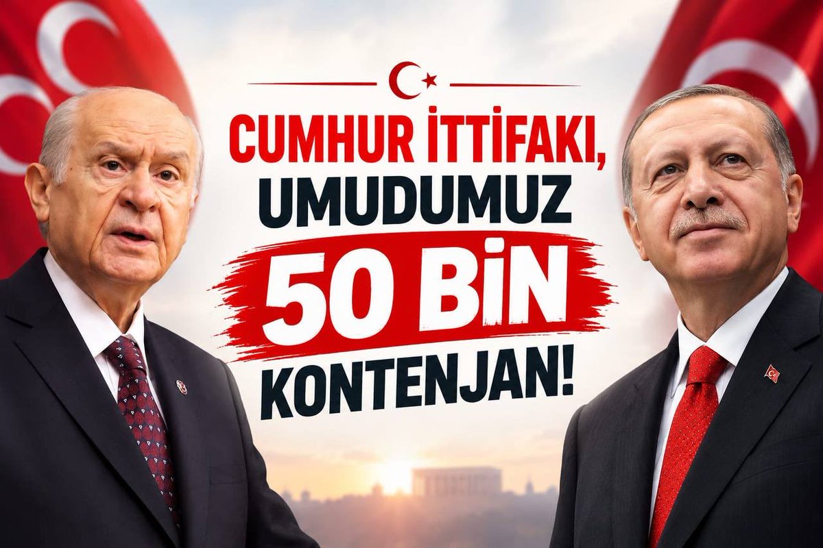 OmerOnrl's tweet photo. @nurmudersin Eski dönemlerin kısıtlılığından sonra adaletli alım şarttır. AKADEMIYE 50 BIN, OGRETMENE KONTENJAN, 2026 AGS ile adil branş dağılımlı 50 BİN KONTENJAN @RTErdogan @dbdevletbahceli @cftcblnt @_cevdetyilmaz #CumhurittifakiAGS50Bin https://t.co/c9w5Ti8tyL