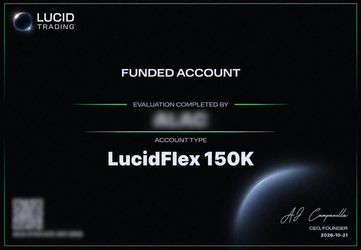 Elle__trades's tweet photo. 5 for 5! 🥳

Passed all five Lucid Trading 150K evaluations today and already made profit$

Pretty happy with how these accounts are starting off. Excited for what's ahead! 💚📈

#FuturesTrading #PropTrading https://t.co/B0ZiQnM0J9