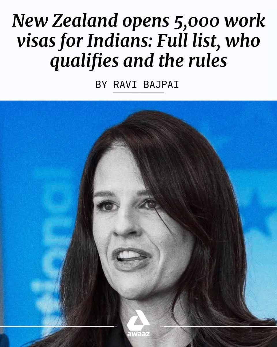 domestickterror's tweet photo. So it begins. NZ just opened 5000 temporary work visas for Indians under the FTA. IT, nurses, engineers, chefs, yoga instructors and AYUSH practitioners. 5000 more people chasing the same houses, wages and services. Why do we need this, and more importantly, who voted for it? https://t.co/nkEMByDb0S