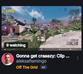 blaze_stream's tweet photo. The Zeros are taking to Teardrop Island

From exploring the island to jumping into the action together, the crew is showing up, making moves, and bringing the energy for @playoffthegrid 

This is what gaming is all about: community, collaboration, &creating unforgettable moments together.