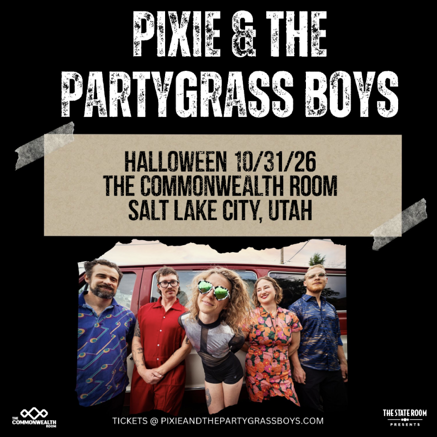 loudieapp's tweet photo. Born as ski bums in Salt Lake City, Pixie and The Partygrass Boys blend bluegrass, funk, pop and punk. SLUG Magazine called them "the bluegrass version of Fleetwood Mac." See them live at @thestateroom on Saturday, October 31! #SLC https://t.co/zlZp2pev57