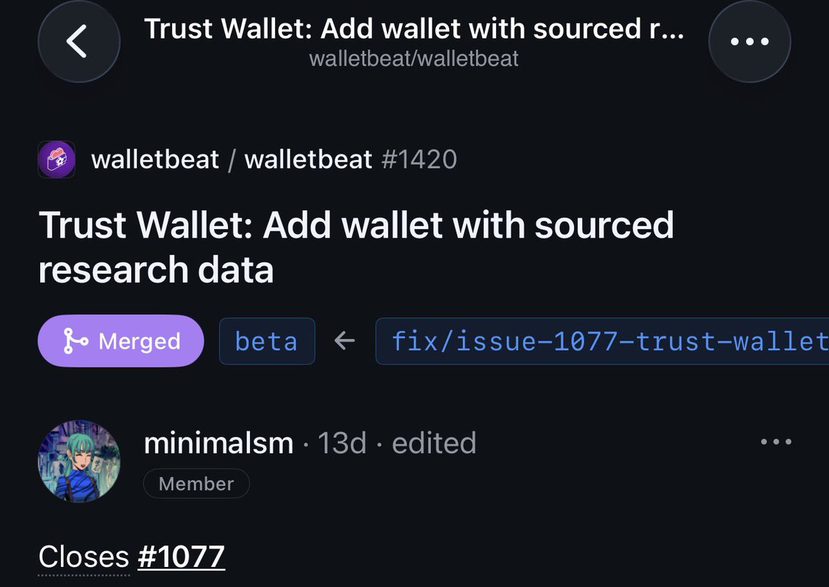 0xMattmatt's tweet photo. @TrustWallet is now listed on @walletbeat!

Great timing as I heard the team is looking for feedbacks 🤓 https://t.co/HSbABqTT7p