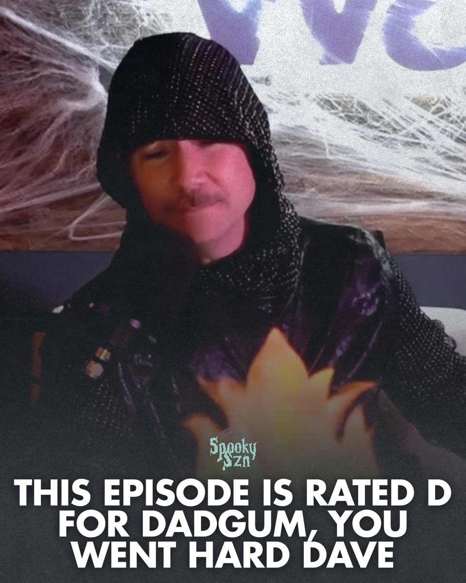 circlingbackpod's tweet photo. The penultimate episode of Spooky SZN 8 dropped yesterday, and Dave was in his bag per usual. 

https://t.co/14Ax7hTW23 https://t.co/kfyndTMYAe
