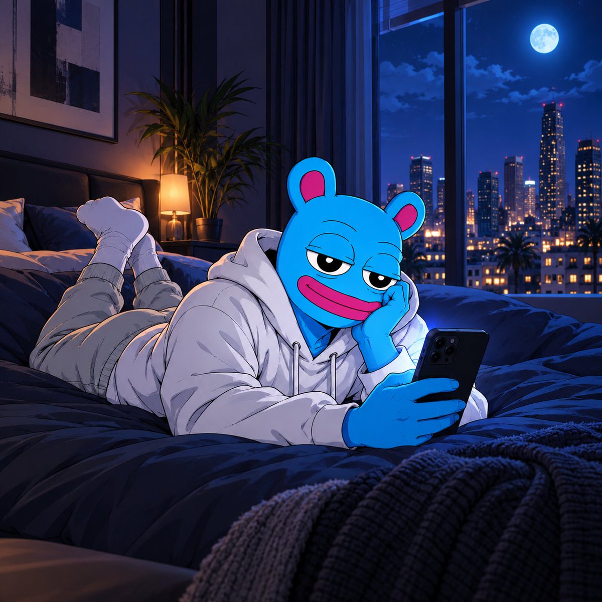 BasedBrett's tweet photo. @jessepollak Blue toad says hi https://t.co/7zecUQv6WL