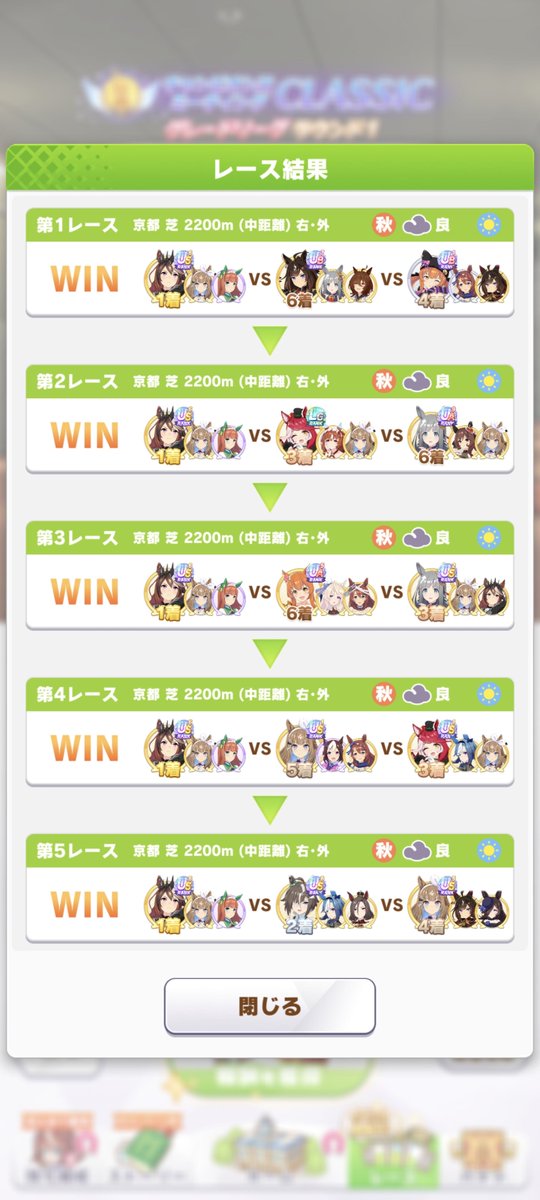 meganeya_'s tweet photo. チャンミ　エリ女ラウンド1二日目
17勝3敗
メンテで育成更新出来ず
今日から恐怖のラウンド2😂 https://t.co/EW8rUTzNF2