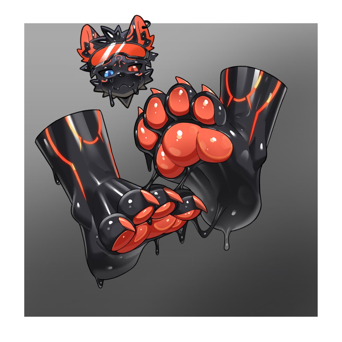 RosssSWolF's tweet photo. 胶胶爪爪～～ https://t.co/9CvBZuObvl