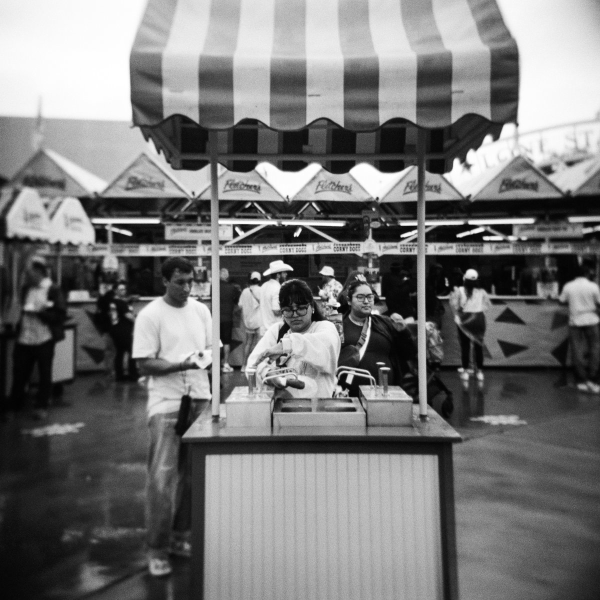 MrHolga's tweet photo. Corny Dog! My @HolgaWeek 2026 scans are back from my friends at @LegacyPhotoLab. I have too many winning photos for my #HolgaWeek entries. Oh wait ...

#HolgaWeek2026 #Holga120 #Holga135 @FletchersDogs #FletchersDogs #cornydog @StateFairOfTX #StateFairOfTexas