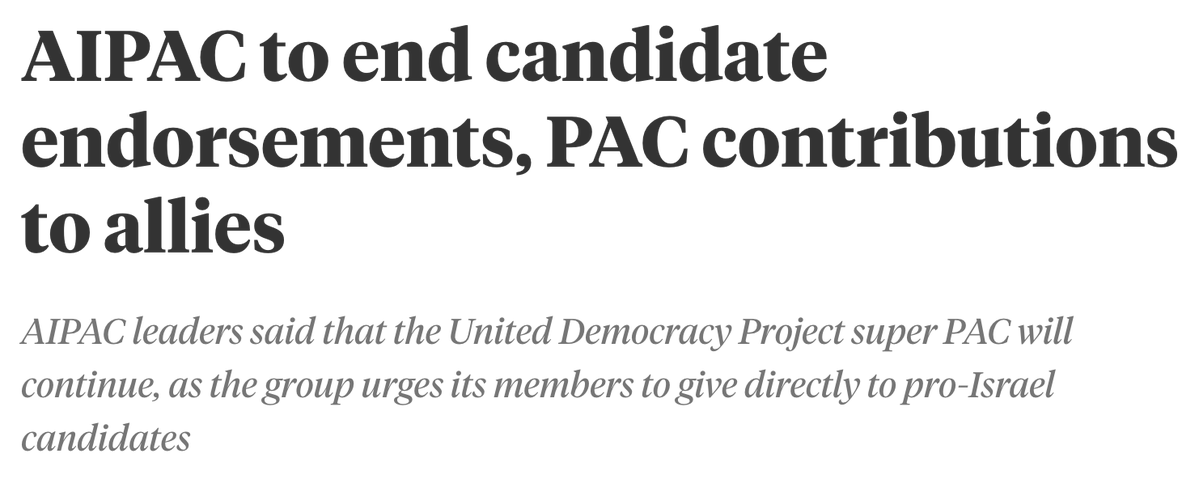jvplive's tweet photo. "AIPAC is too toxic." - AIPAC https://t.co/8jofaAPsO4