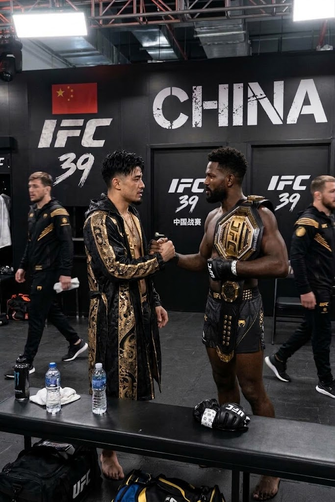 KazeKageAnthony's tweet photo. Was great to run into my former foe JSP he is locked in for the main event tonight he said Juan Dong is a Worthy Challenger and he is confident he will play spoiler to the hometown hero and make his 4th title defense
DONT miss this absolute banger of a fight
#IFC39 https://t.co/mYJ6MJgBte