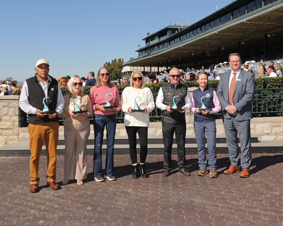 keenelandracing's tweet photo. Congratulations to the winners of the 11th annual Thoroughbred Industry Employee Awards sponsored by @godolphin! https://t.co/4XN2rSyUJU