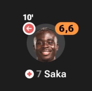 TheHateCentral2's tweet photo. Saka 10 mins vs Bayern    POTY vs Como https://t.co/K6KQOzUF19