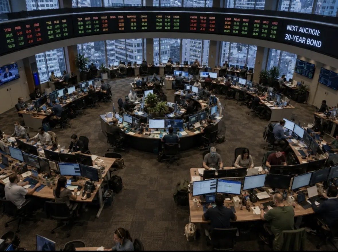 OddLottOye's tweet photo. The US government just borrowed $13B for 20 years at 5.469%, the highest rate on this bond since it came back in 2020. Foreign buyers took 58%, well below their usual 65%. This is the part of the market that decides why my mortgage quote starts with a 7. https://t.co/tn8tsDBmA8