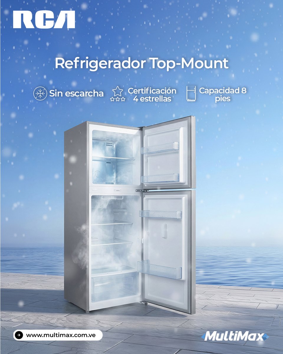 Multimax_Store's tweet photo. El Refrigerador RCA viene con bandejas de vidrio templado y bajo consumo eléctrico. Tus alimentos mejor conservados y tu factura de luz tranquila. Eso sí es ganar por los dos lados.

Descubre más en nuestro único canal de Ventas Online Oficial https://t.co/1Ahguc7D0z

#MultiMax https://t.co/0lJHqbb4Q3