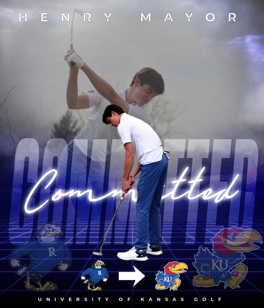 GoHawklets's tweet photo. Congrats to Henry Mayor '27 who has committed to continuing his academic &amp; athletic career at KU!

Henry is a rare 4-year varsity golfer for the Hawklets. Across his first three seasons, Henry was a three-time All-District honoree and was the 2026 District Champ. 
(1/3) https://t.co/X1udtG5cN5