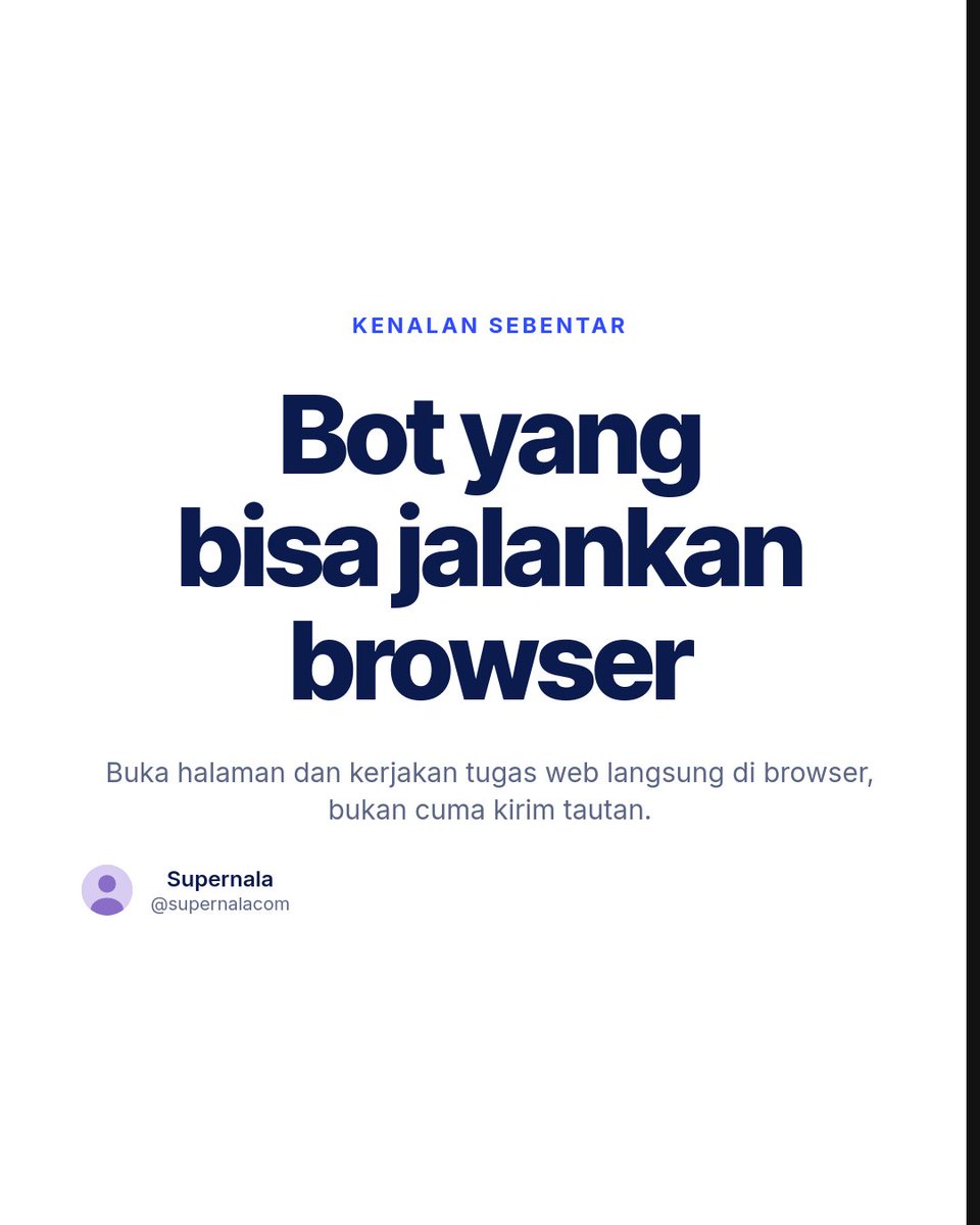 supernalacom's tweet photo. Geser 4 slide ini buat lihat alurnya. @supernalacom https://t.co/cwVal88ovv