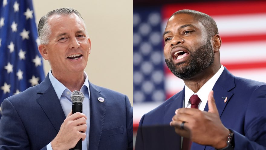OpenSourceZone's tweet photo. 2026 Florida Governor 

🔴 Byron Donalds: 49%
🔵 David Jolly: 40%

Co/efficient poll | 10/18-10/20 https://t.co/WR4kHxs6WI