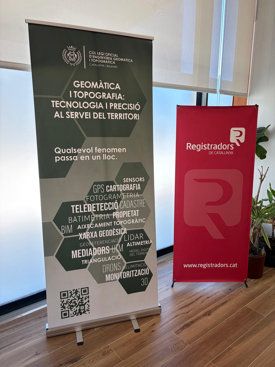 ICOIGT's tweet photo. La D.T Cataluña y Baleares está presente en la primera jornada entre el Decanato de los Registradores de Cataluña y COEGT, denominada "Aspectos Jurídicos de la Inscripción Registral de levantamientos Topograficos para la adecuación de las fincas jurídicas a la realidad física" https://t.co/YcZTGdDfae