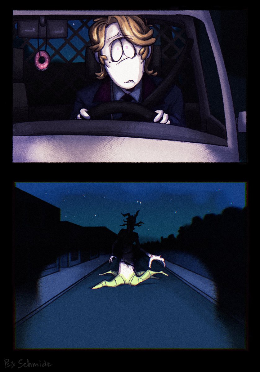 PsixSchmidt's tweet photo. "Dead end"
3/3

/Designer of adult Robert and the AU: @LaeRFoxHaha

#spookymonth #spookymonthrobert #spookymonthau https://t.co/uz4rJNy9ef