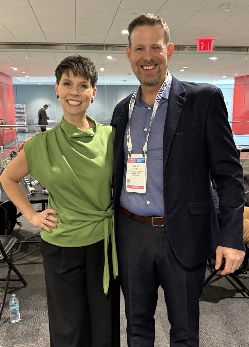 Comscore's tweet photo. At the NAB Show in New York today, Comscore’s Mandy Leef and Justin LaPorte, MBA outlined how stability makes for strong and scalable measurement.

To get in touch with our team at NAB Show New York, visit https://t.co/QfelHumOW0 https://t.co/mDq2ziiOum