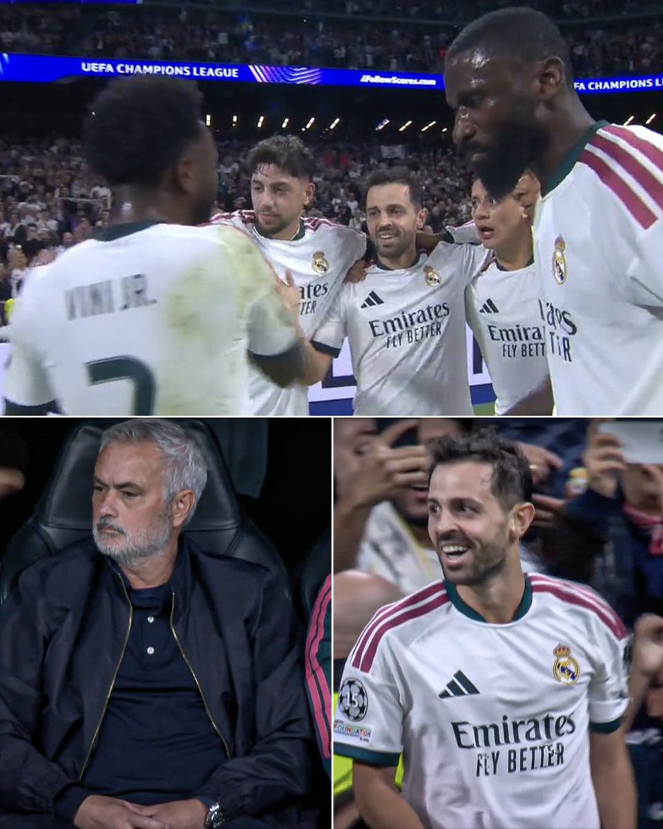 ESPNFC's tweet photo. BERNARDO SILVA WITH HIS FIRST GOAL FOR REAL MADRID!!

Real Madrid are warming up just in time for ElClásico this weekend 🔥 https://t.co/qOgM7fPkWD