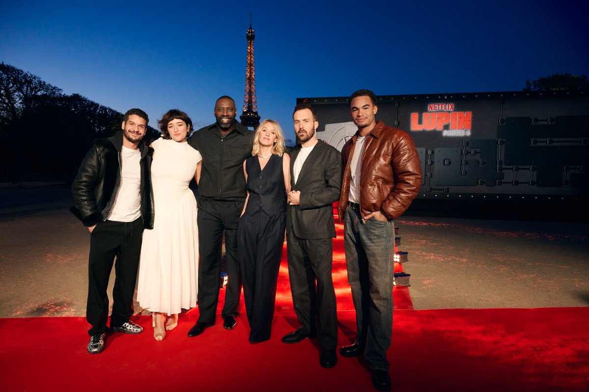 NetflixFR's tweet photo. Le cast du siècle.

LUPIN partie 4, vendredi à 9h01. https://t.co/HLRP5BC1EF