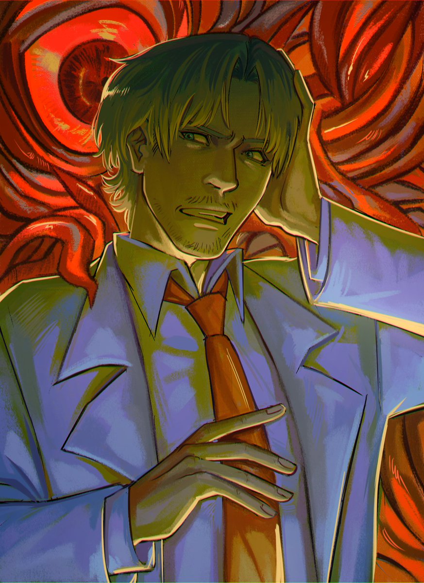 Rayosechi's tweet photo. New art 
#ResidentEvil #WilliamBirkin https://t.co/uKxjCdsrpK