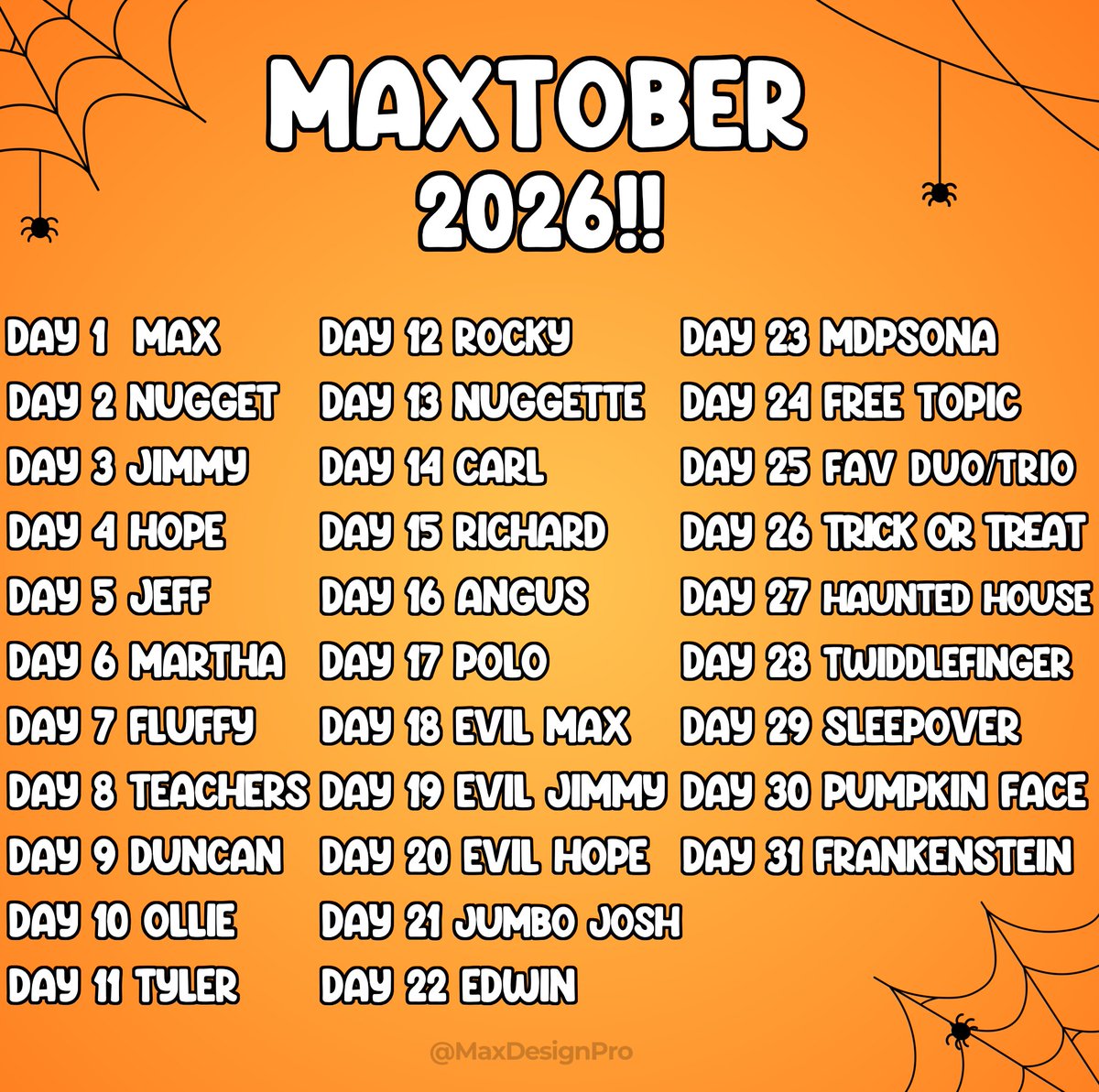 MilkshitRawr's tweet photo. Maxtober day 21, evil angus jumbo Josh twistedtoes or whatever he's called?

My version 👀

#maxdesignpro #maxtober #maxtober2026 #mdptwt #mdp https://t.co/dqk2erD3av