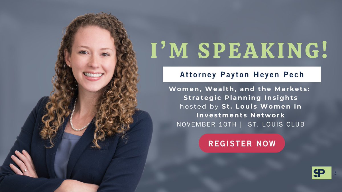 SandbergPhoenix's tweet photo. Payton Pech will join a panel of #womenleaders in investments, tax, law &amp; banking for “Women, Wealth &amp; the Markets: Strategic Planning Insights” hosted by St. Louis Women in Investments Network. For more info on this topic, connect with Payton here: https://t.co/dh2c3iPdus https://t.co/pbyifZLNYX