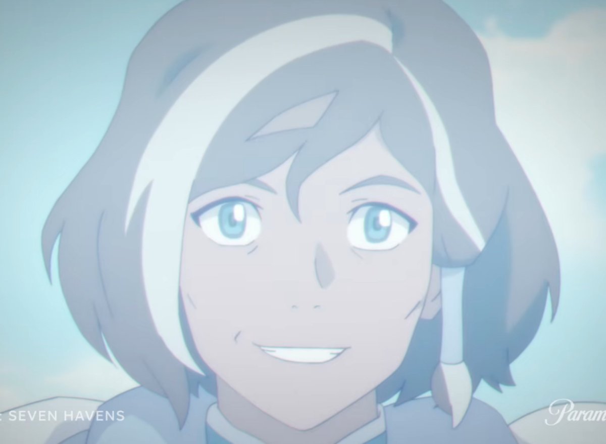 Violetrashie's tweet photo. korra's smile will always be famous 💫 https://t.co/4g8T1hVqYu