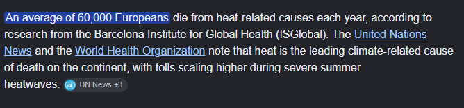 BeastModezl's tweet photo. @FrenchResponse Just get some air conditioners. You triple U.S. gun homicides and heat deaths combined with your heat deaths alone. https://t.co/c8IwqcnM89