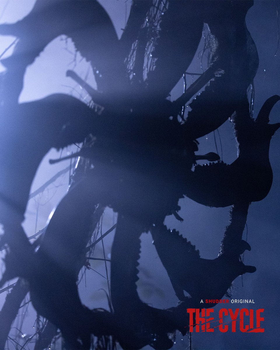 Shudder's tweet photo. Stephen King calls it "The Thing meets The Silence of the Lambs."

Don't miss THE CYCLE, premiering Friday on Shudder. https://t.co/rJ5Yp8bM3S