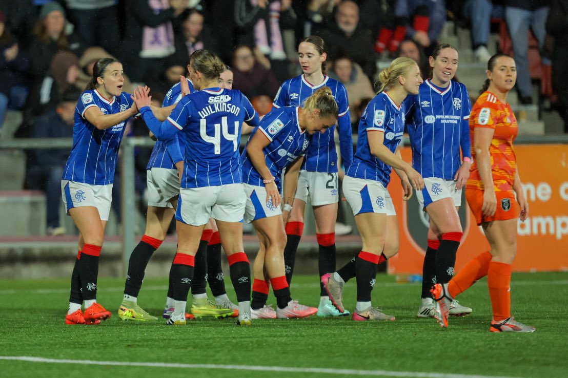 SWPL's tweet photo. It’s all square now as @RangersWFC find an equaliser!

Watch the match live on @bbcalba 📺

📸 @CollargeImages https://t.co/tiYT6zcSVC