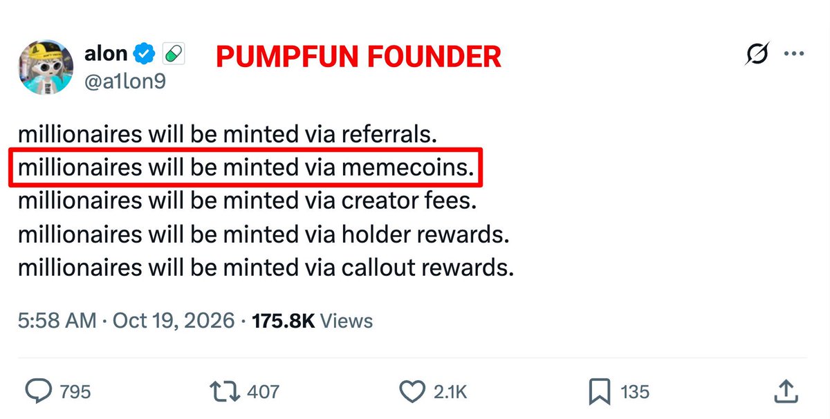PoorBull's tweet photo. STOP BUYING A FAKE DREAM ❌ 

"millionaires will be minted via memecoins" 🤡 

> @Pumpfun made $1.65M in revenue just yesterday
> $65M in the last 30 days 🤯 
> ~74% of solana memecoin buyers end up LOSING 📉
> the only guaranteed millionaire here is the platform

0.001% people will get rich. all of you will fund it

are you profitable on memecoins, or still funding @a1lon9 lambos???