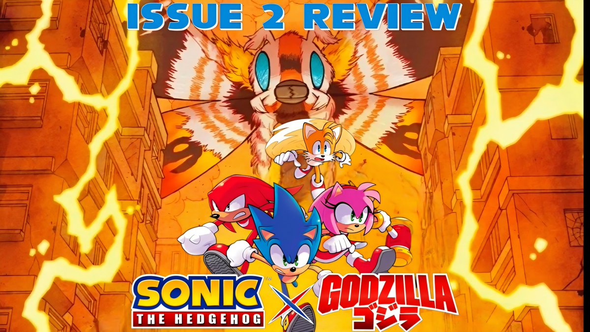 MaserSquad's tweet photo. This week's #comic review is @IDWPublishing's Sonic the Hedgehog X Godzilla Issue #2! Eggman has taken his machines to another level, but can they stand up to the #Kaiju?

Find Out Here:
https://t.co/FzOo8szVe4

#Godzilla #SonicTheHedgehog #Kaiju https://t.co/Zt0EhF3JFZ