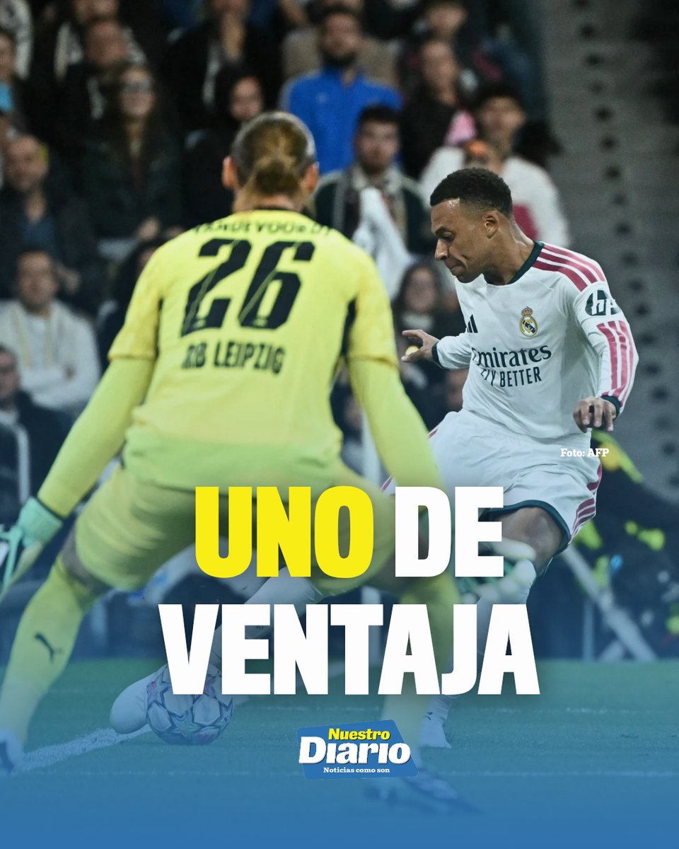 LES HA COSTADO 😳⚽️👻🔥 Al cierre del primer tiempo, el Real Madrid le gana 1-0 al Leipzig con la anotación de Bernardo Silva. 🧤 El arquero Vandevoordt ha s…