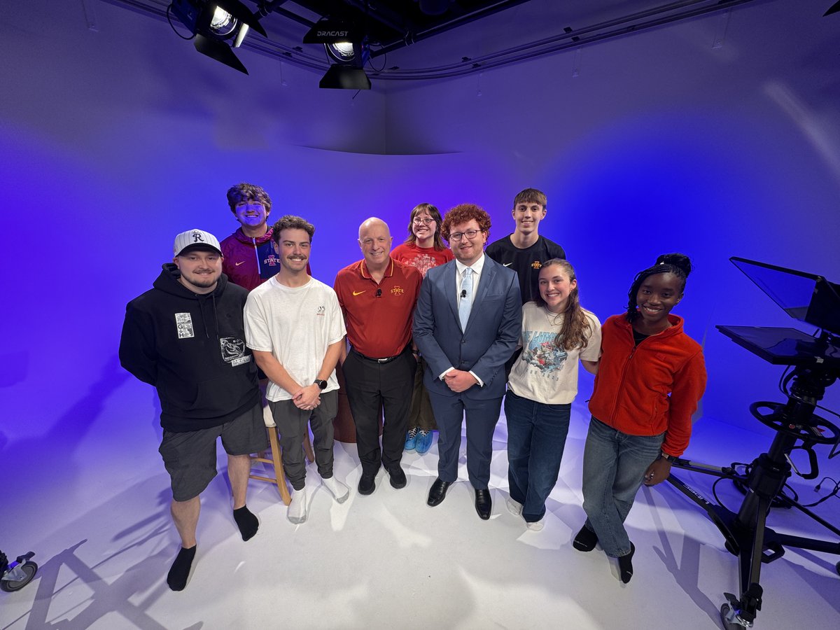 mcnabmedia's tweet photo. Every so often, our @isu_gsjc students knock one out of the park. This is no exception. Tune in to #GSTV tonight at 8 pm for #ConversationFromGreenlee with the incomparable @JWcyclonestv #whyGreenlee
https://t.co/E3m75q3v8h https://t.co/PRBcyTCvCr