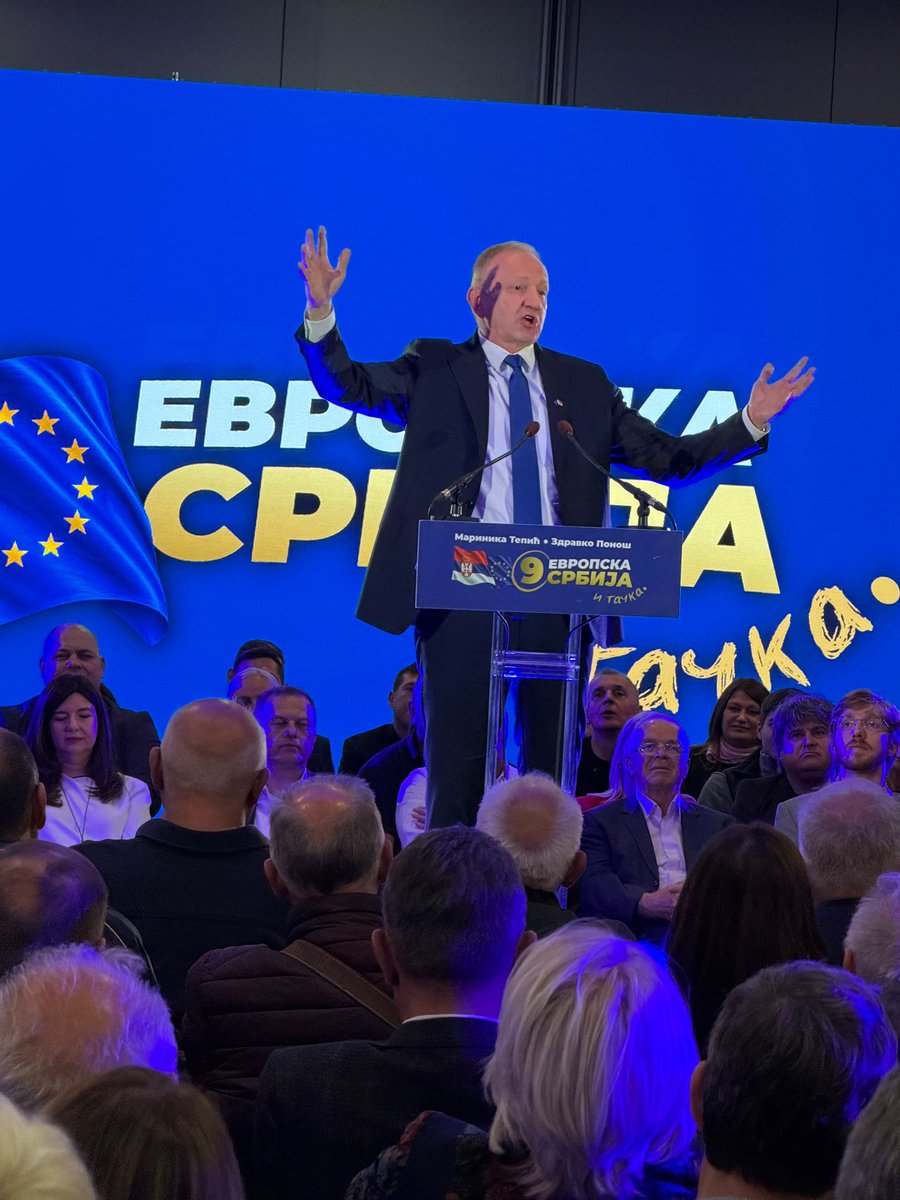MarinikaTepic's tweet photo. Nema pobede režima bez liste Evropska Srbija!  Nema!
Zato, zaokružite 9!
Evropa nema alternativu! https://t.co/eVHmkl6khZ