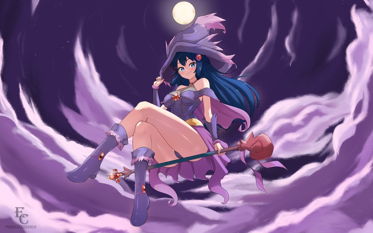EmixxArt's tweet photo. Witch Dawn🎃
#Pokemon https://t.co/pKGMqH0you