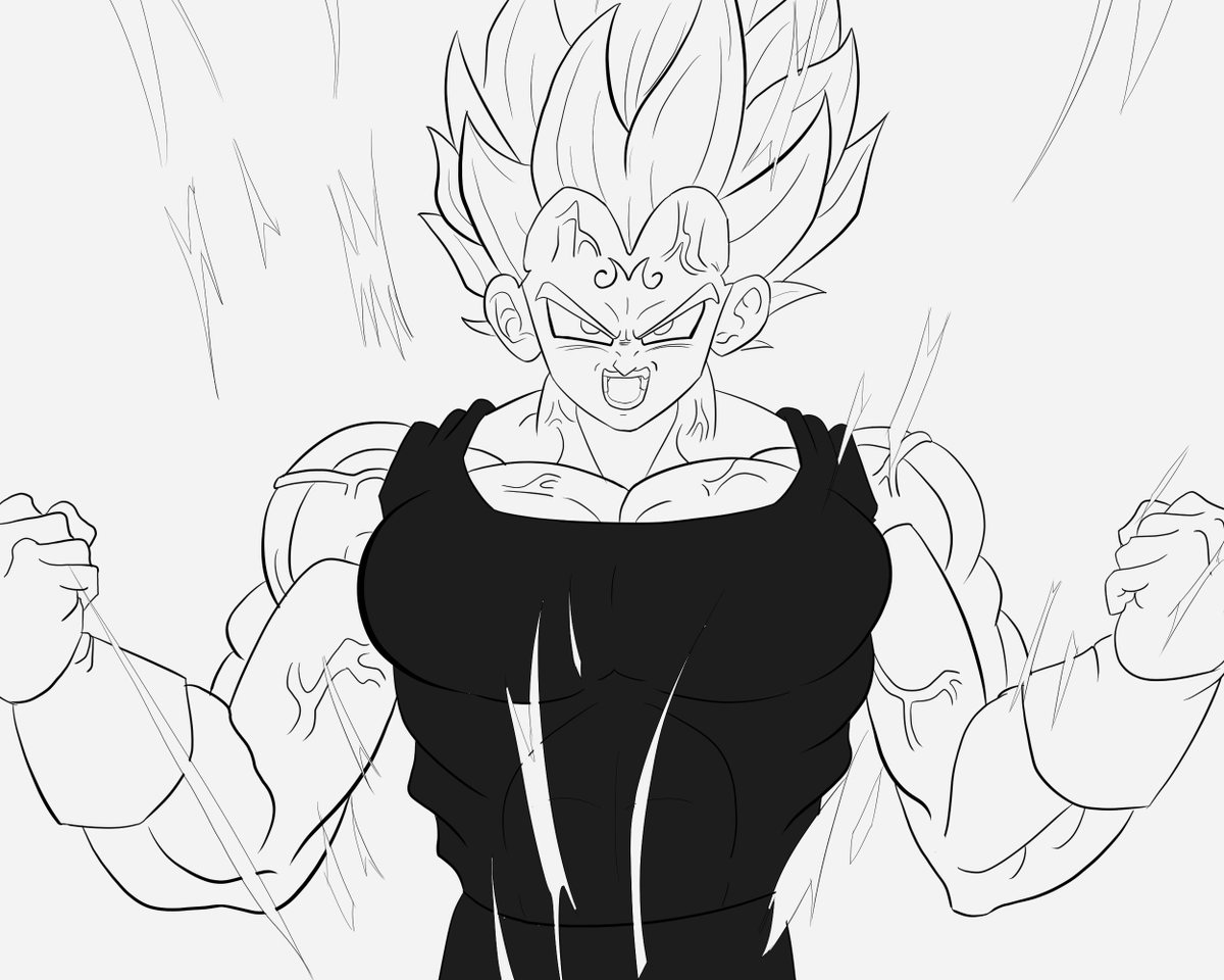 Erick_art19's tweet photo. The best moment 

Day 20 

#Inktober2026 #DBZ #majinvegeta #vegeta #digitalart https://t.co/oRtMc80pLw