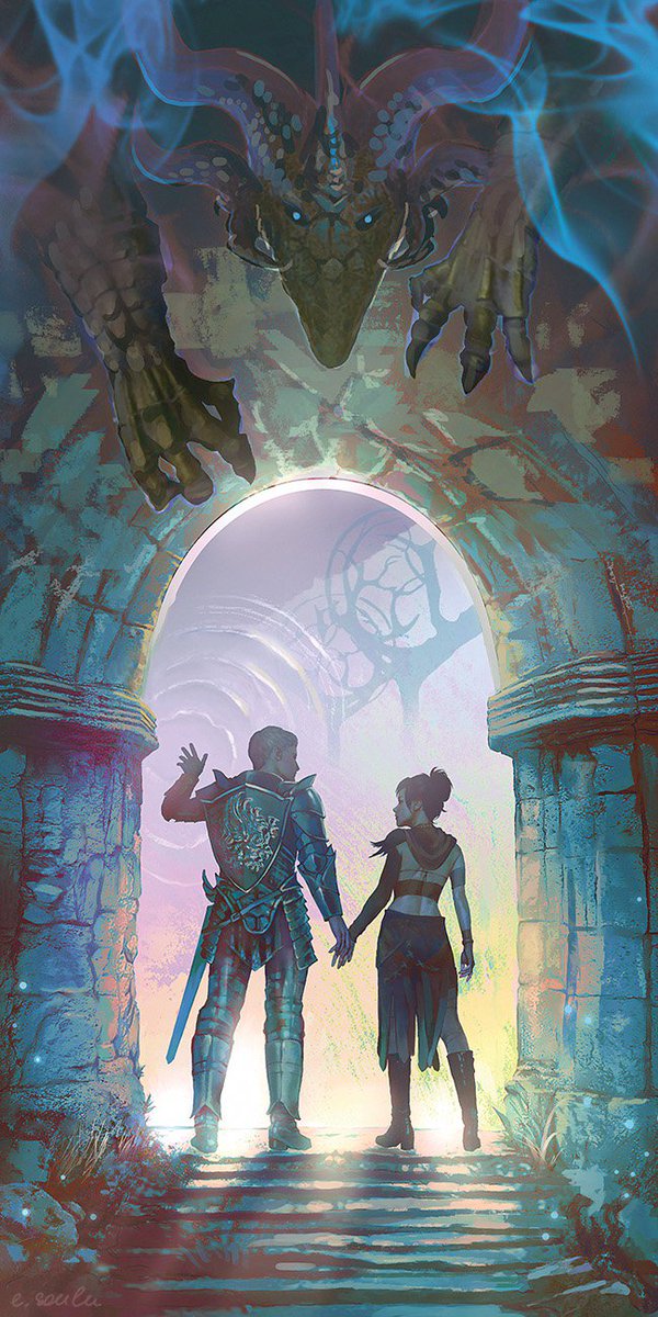 eva_soulu's tweet photo. I will never stop drawing them, and replaying the games, and hoping against hope that someone (exBW devs? 🙏) will rescue ME/DA IPs. https://t.co/HEPLrv9Ehk