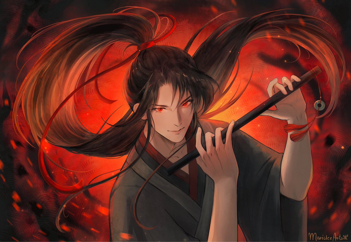 mariclee_arts's tweet photo. #MDZS 
❤️🖤Wei Ying🖤❤️

Something for MDZS fans❣️ https://t.co/E9NV5F5IPX
