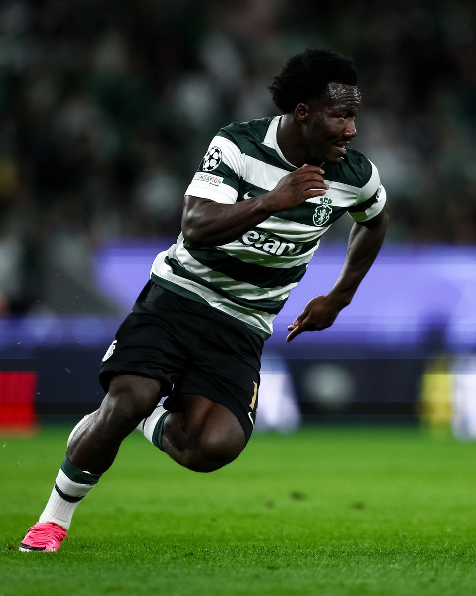 SportingCP's tweet photo. ⏯️ Arranca a 2.ª parte em Alvalade. VAMOS, SPORTING! 🟢⚪

1-1 // #SCPASK #UCL https://t.co/7o3eW020bP