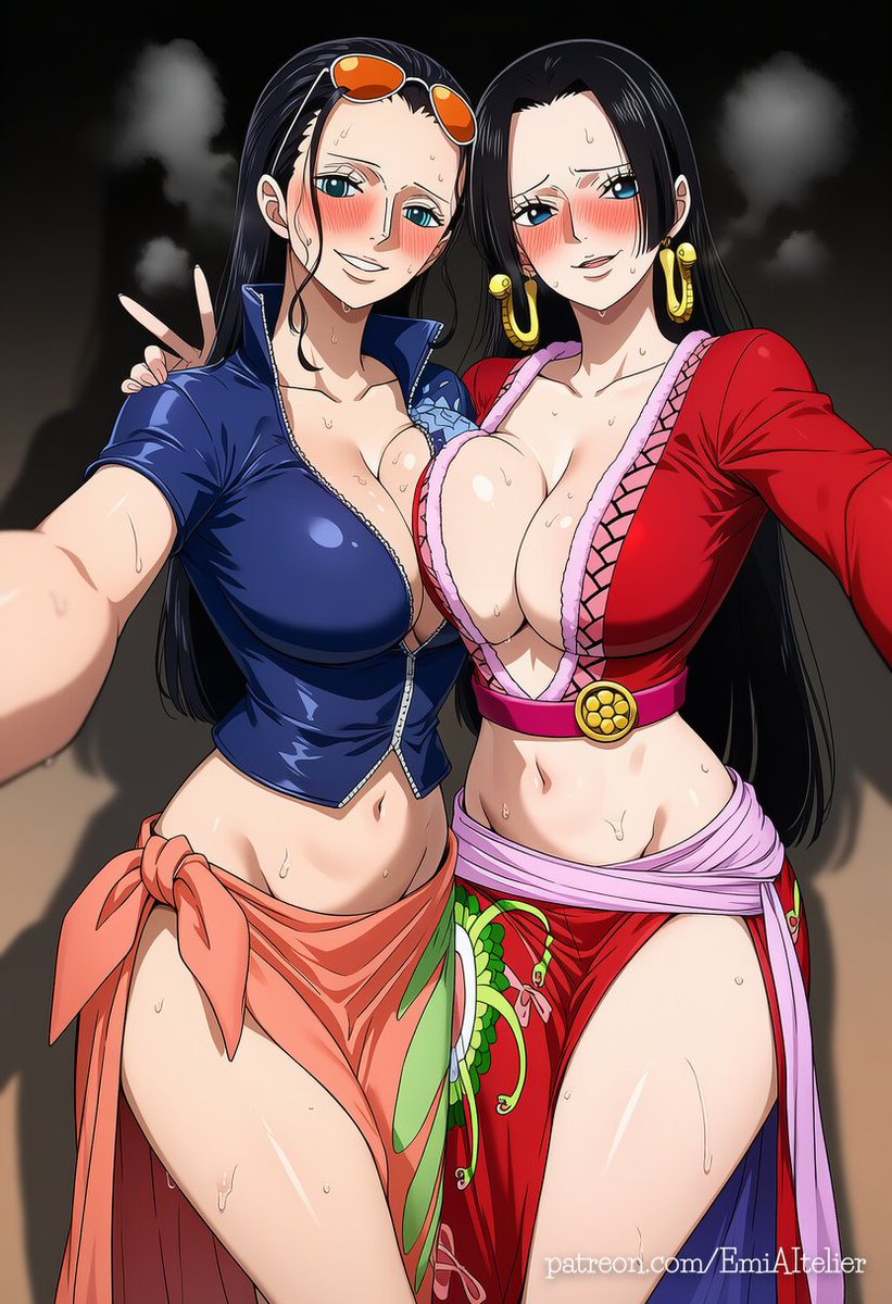 EmiAitelierSafe's tweet photo. Nico Robin x Boa Hancock - One Piece ( 368 images + 238 animations) https://t.co/WKOTnE0Eh9