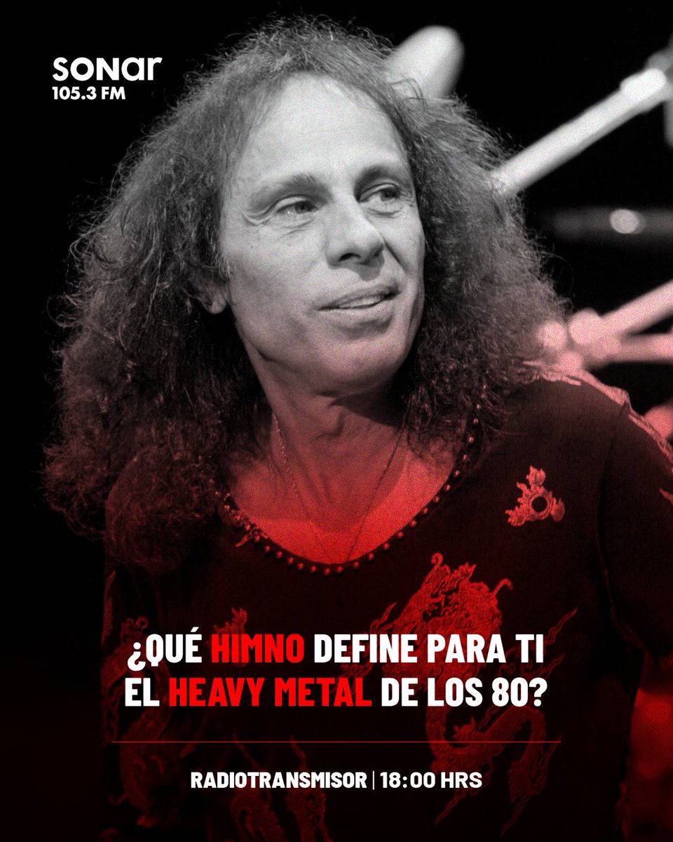 sonarfm's tweet photo. #RadiotransmisorPrime 📡 | ¿Qué himno define para ti el heavy metal de los 80?

Hace 43 años Dio lanzaba Rainbow In The Dark, single consagratorio del disco “Holy Diver” impactando a todo el planeta.

Con @alfaxis a las 18hrs por el 105.3, https://t.co/K4zIqlJsUP y nuestra APP 🤘🏻 https://t.co/bx5AsKLAkX