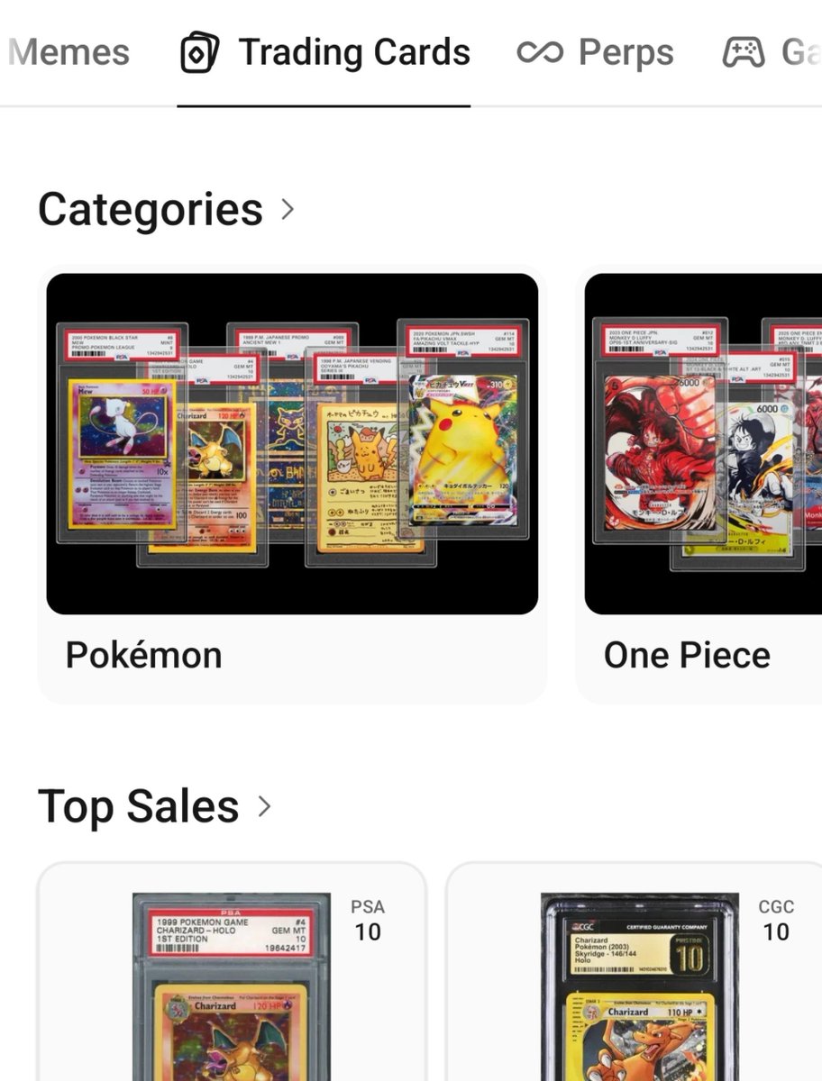 CircleVang's tweet photo. one feature the intern missed: trading cards 👀

gen-z is lowkey addicted in this shi 😹

love how @opensea and the team, especially Zack, keep listening and shipping

just keep building, but pls no more features, it's getting messy already lol https://t.co/Zc5CfwR4eT
