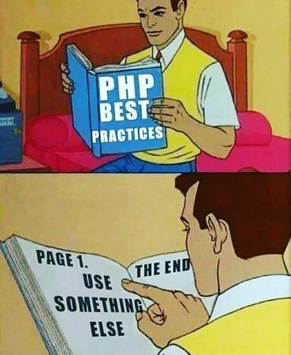 TechnoTimLive's tweet photo. I guess people haven't been following PHP Best practices https://t.co/pcBIgoYzxn