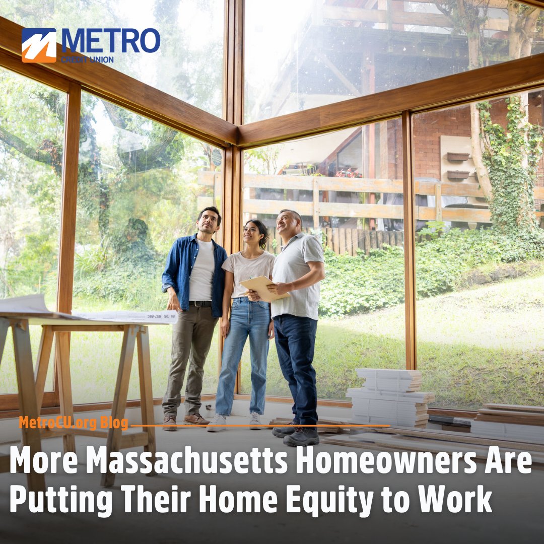 MetroCU's tweet photo. Your home can work for you! A HELOC can help you tap into the equity you’ve built for renovations, education expenses, debt consolidation, and more. Lear more: https://t.co/KHiOHHNCx7 #HomeEquity #Homeowners https://t.co/hgmlHYWxrS